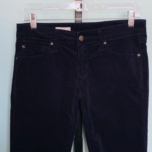 Gap Always Skinny Velvet Pants in Dark Indigo Size 26 - Picture 3 of 8
